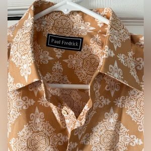 Paul Fredrick patterned button down